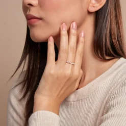 Bague Ilean Or Jaune Oxyde De Zirconium