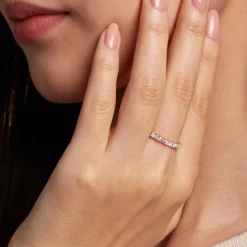 Bague Ilean Or Jaune Oxyde De Zirconium