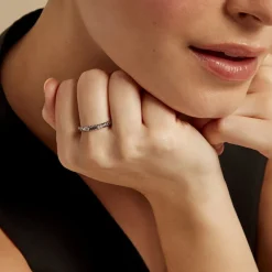 Bague Imogen Argent Blanc Oxyde De Zirconium