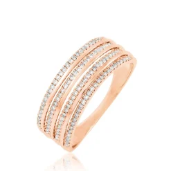 Bague Ines Or Rose Diamant