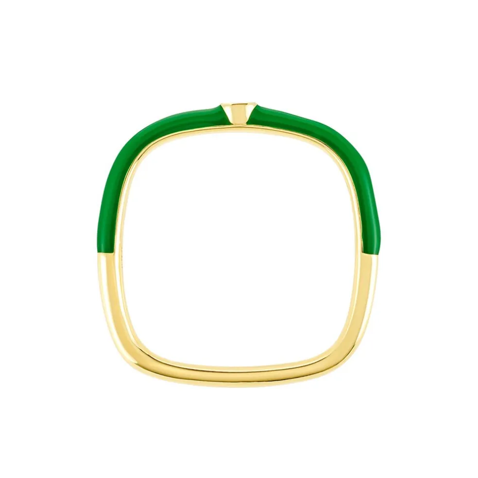 Bague Infini Pop Argent Jaune Oxyde De Zirconium