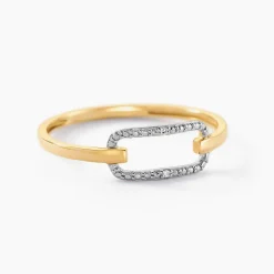 Bague Infinite Love Or Jaune Diamant