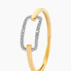 Bague Infinite Love Or Jaune Diamant