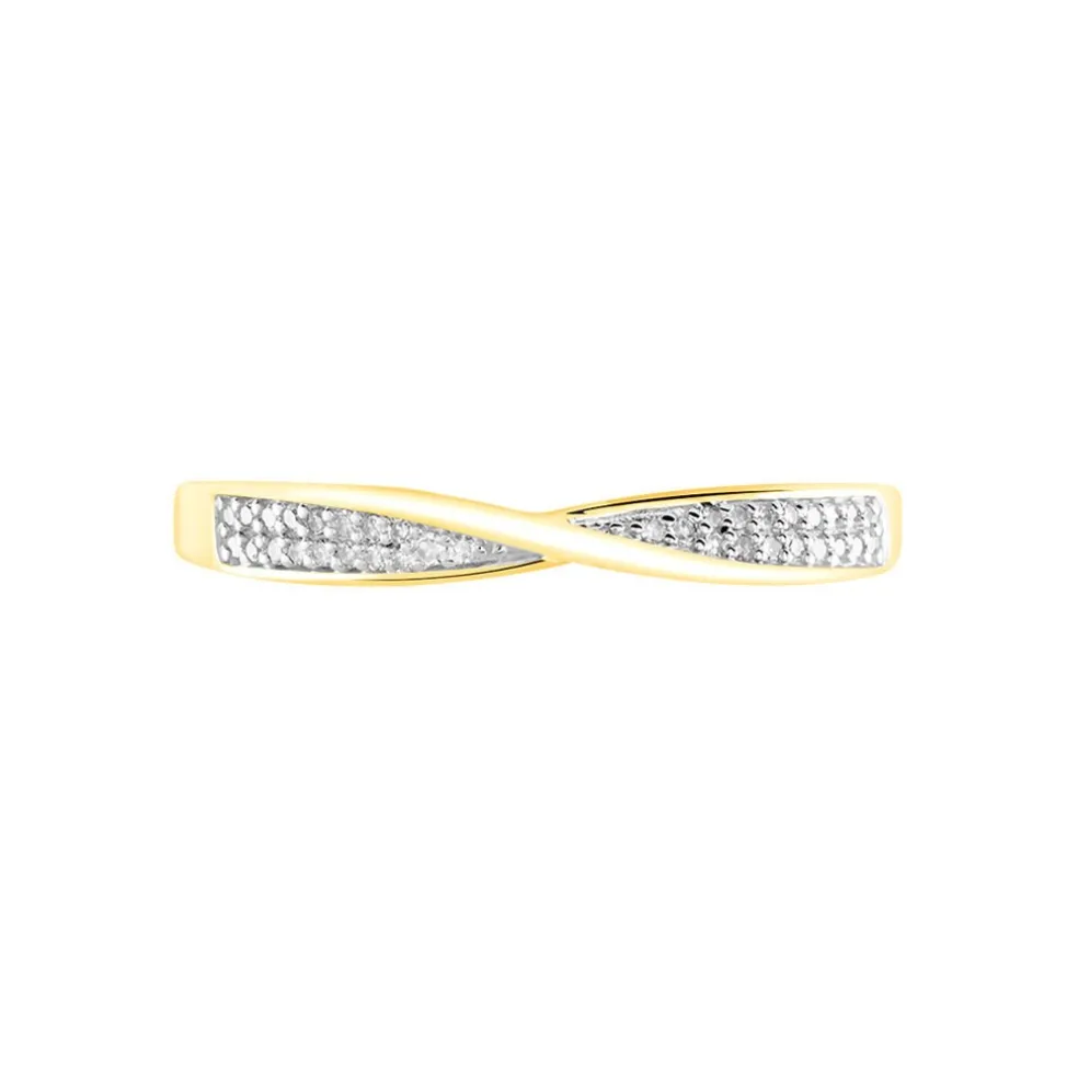 Bague Ingerida Or Jaune Diamant