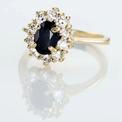 Bague Insaf Plaqué Or Jaune Oxyde De Zirconium