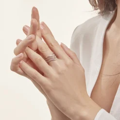 Bague Irina Argent Blanc Oxyde De Zirconium