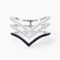 Bague Irina Argent Blanc Oxyde De Zirconium