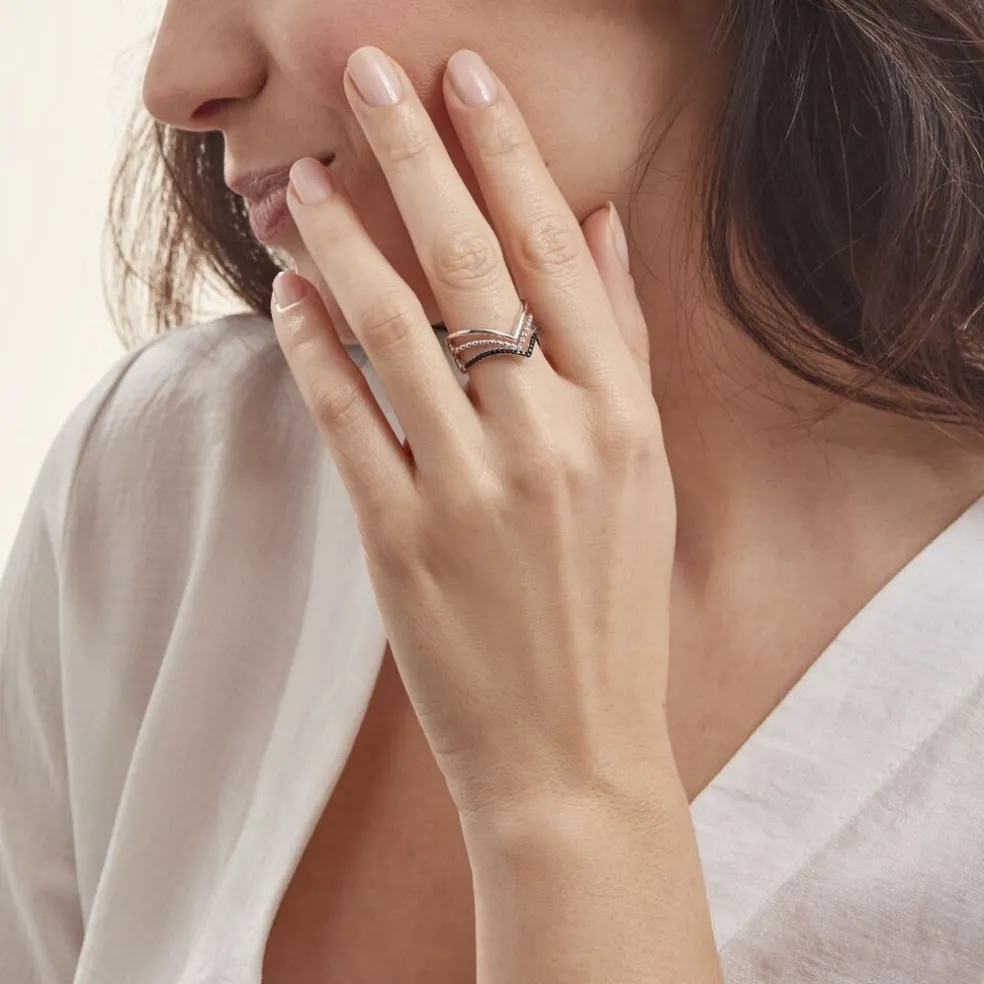 Bague Irina Argent Blanc Oxyde De Zirconium