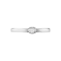 Bague Iris Platine Blanc Diamant