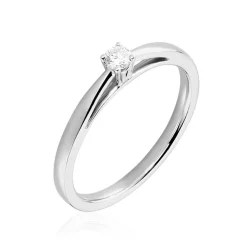 Bague Iris Platine Blanc Diamant