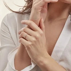 Bague Iryna Argent Blanc Oxyde De Zirconium