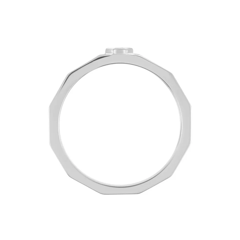 Bague Ishtar Argent Blanc Oxyde De Zirconium