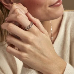 Bague Isia Argent Blanc Oxyde De Zirconium