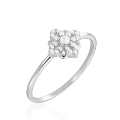 Bague Isia Argent Blanc Oxyde De Zirconium