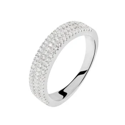 Bague Isora Argent Blanc Oxyde De Zirconium