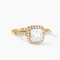 Bague Izabel Plaque Or Jaune Oxyde De Zirconium