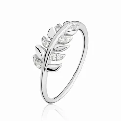 Bague Jade Argent Blanc Oxyde De Zirconium