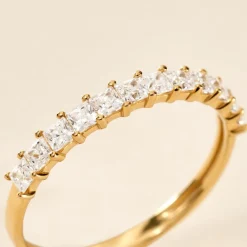 Bague Jahzeel Or Jaune Oxyde De Zirconium