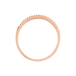Bague Jaquelyn Argent Rose Oxyde De Zirconium