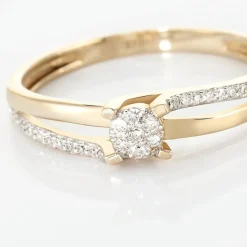 Bague Josane Or Jaune Diamant