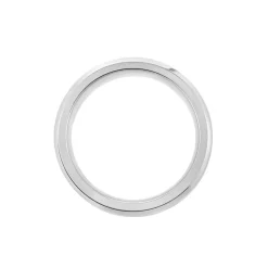 Bague Jourdan Oahu Acier Blanc Et Noir