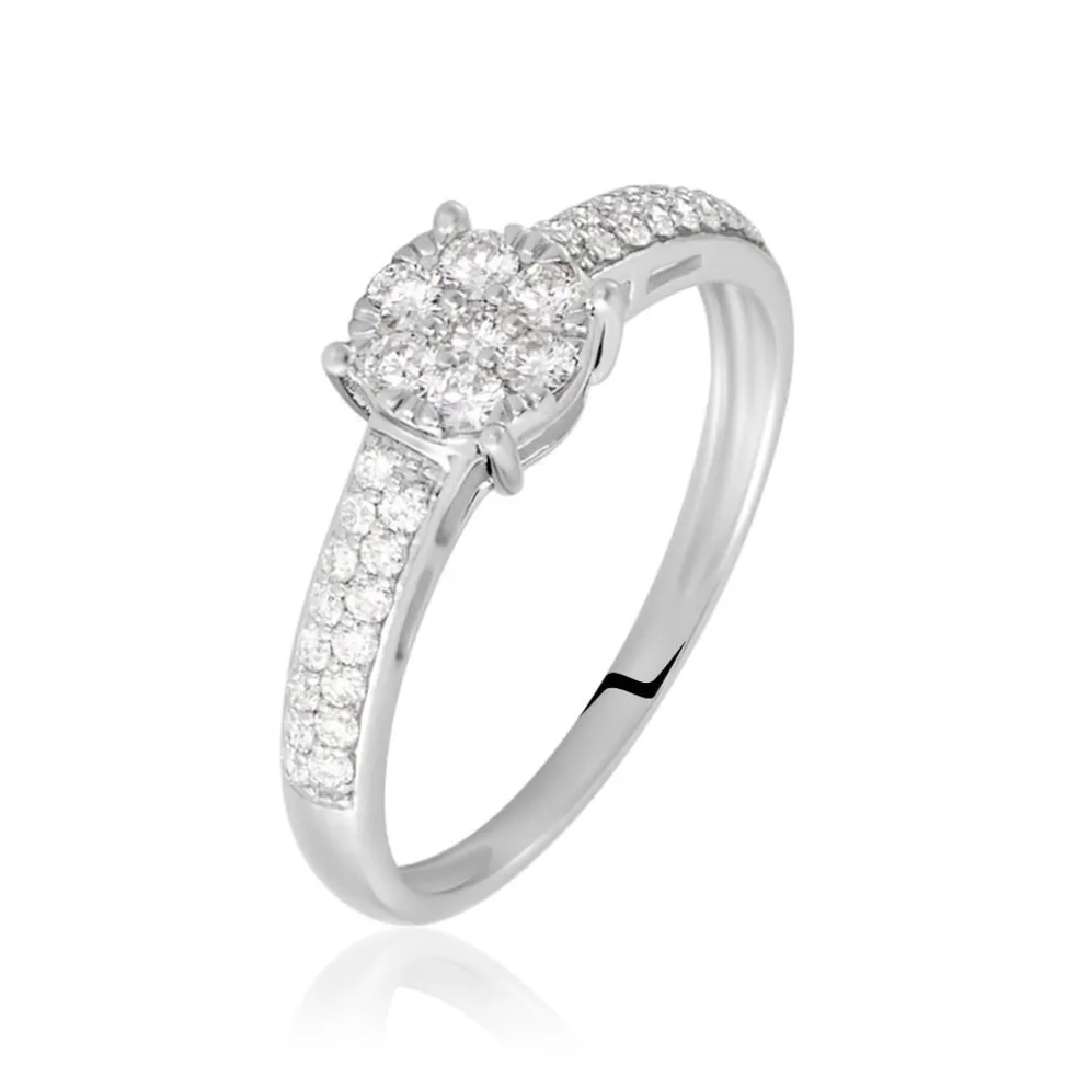 Bague Julia Platine Blanc Diamant