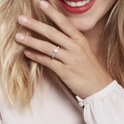 Bague Julia Platine Blanc Diamant