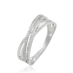 Bague Julianne Or Blanc Diamant Divers