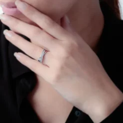 Bague Julianne Or Blanc Diamant Divers