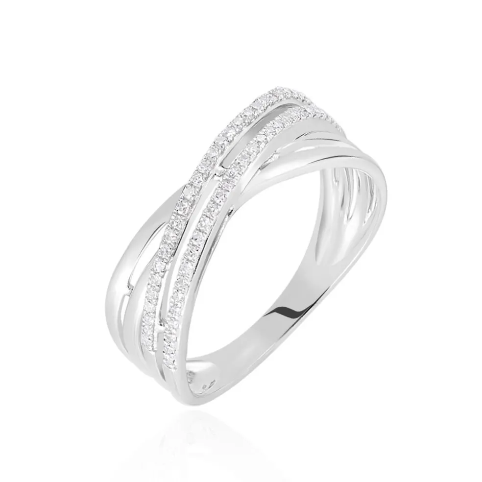 Bague Julianne Or Blanc Diamant Divers