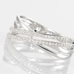 Bague Julianne Or Blanc Diamant Divers