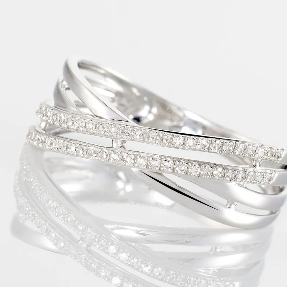 Bague Julianne Or Blanc Diamant Divers