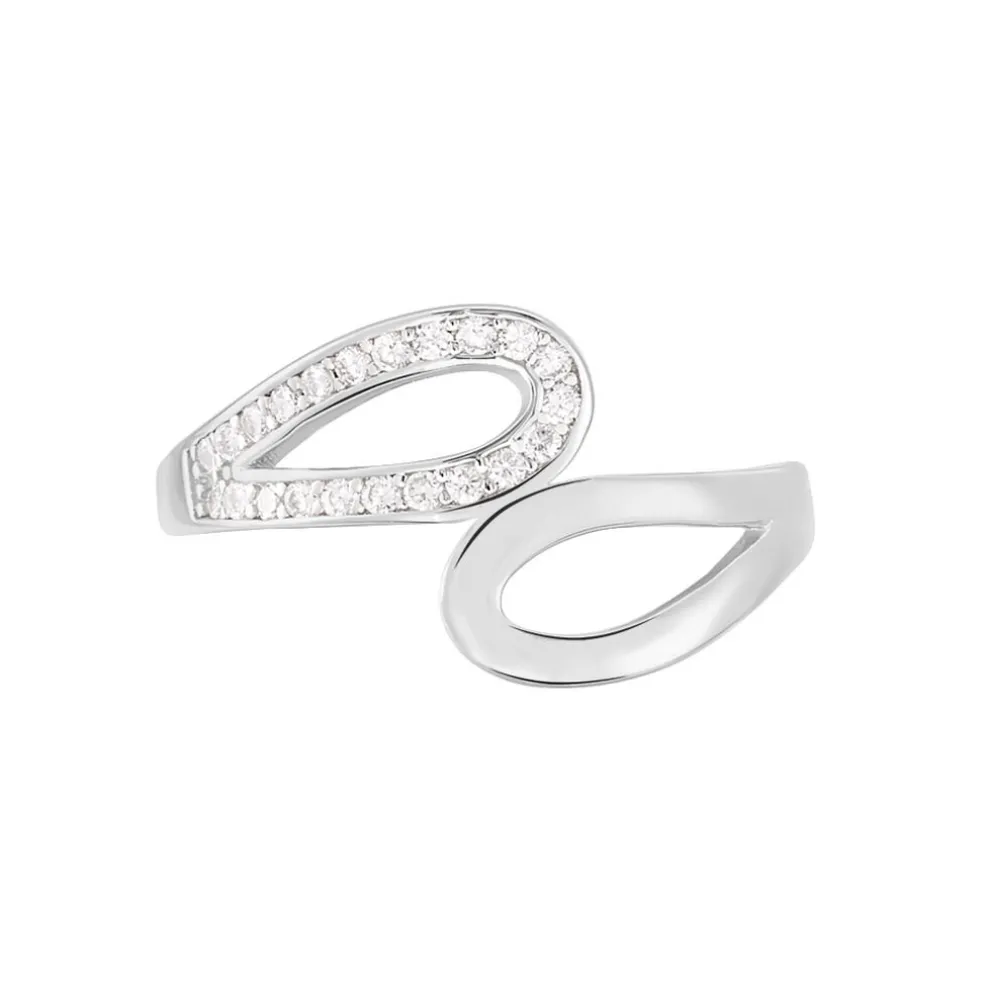 Bague Kali Argent Blanc Oxyde De Zirconium