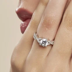 Bague Karin Argent Blanc Oxyde De Zirconium