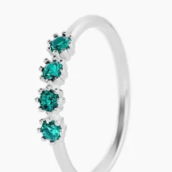 Bague Karrie Argent Blanc Oxyde De Zirconium