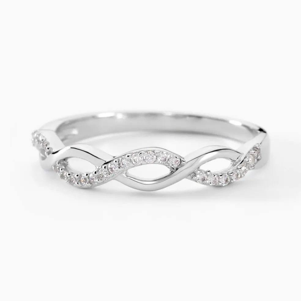 Bague Kassandra Argent Blanc Oxyde De Zirconium