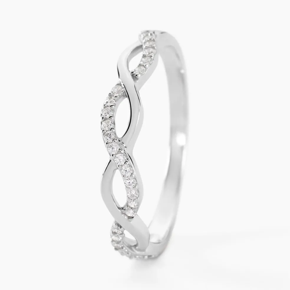 Bague Kassandra Argent Blanc Oxyde De Zirconium