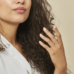 Bague Kassandra Argent Blanc Oxyde De Zirconium