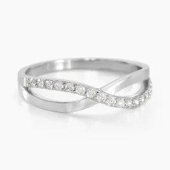 Bague Kassandre Argent Blanc Oxyde De Zirconium