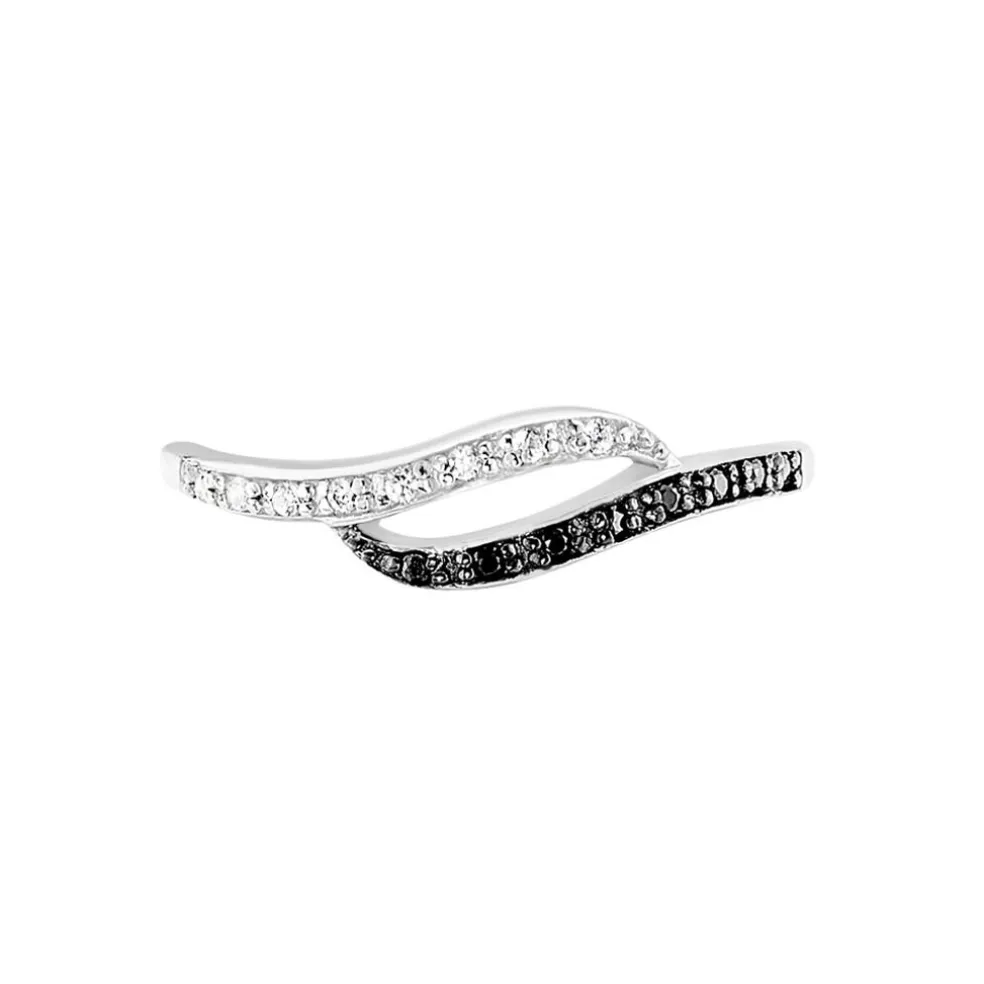 Bague Kateryn Argent Blanc Oxyde De Zirconium