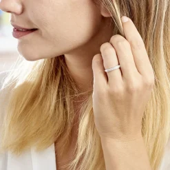 Bague Kelsy Argent Blanc Oxyde De Zirconium