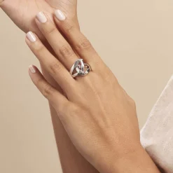 Bague Kim-ly Argent Blanc