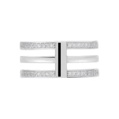 Bague Kirsten Argent Blanc Oxyde De Zirconium