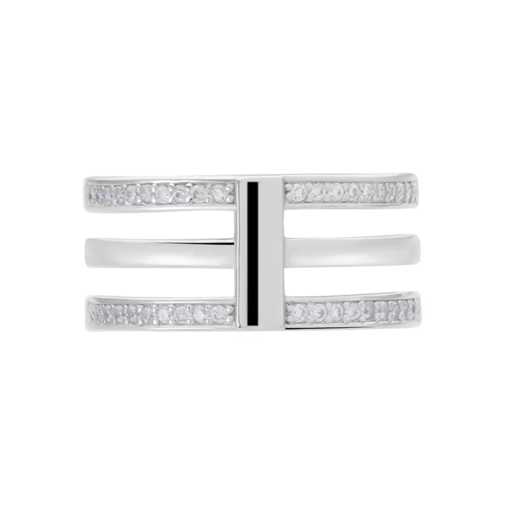 Bague Kirsten Argent Blanc Oxyde De Zirconium