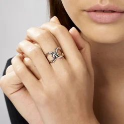 Bague Kiwa Argent Blanc