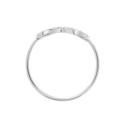 Bague Klothilda Or Blanc Oxyde De Zirconium