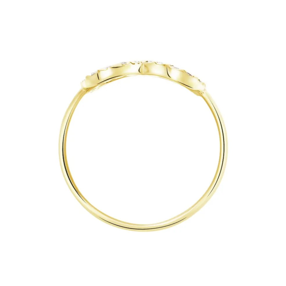 Bague Klothilda Or Jaune Oxyde De Zirconium