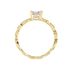 Bague Kurt Plaqué Or Jaune Oxyde De Zirconium