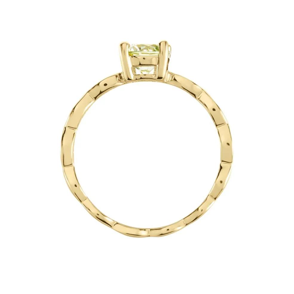 Bague Kurt Plaqué Or Jaune Oxyde De Zirconium