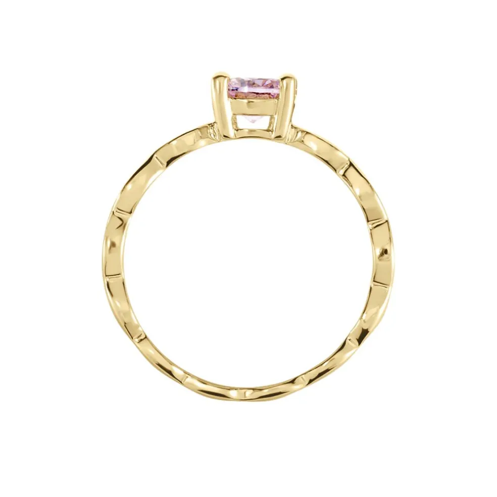 Bague Kurt Plaqué Or Jaune Oxyde De Zirconium